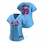 Maglia Baseball Donna St. Louis Cardinals Miles Mikolas 2020 Replica Alternato Blu