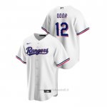 Maglia Baseball Uomo Texas Rangers Rougned Odor Replica Primera Bianco
