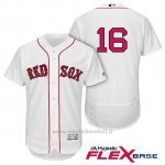 Maglia Baseball Uomo Boston Red Sox 16 Andrew Benintendi Bianco 1ªAutentico Flex Base