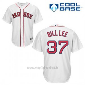 Maglia Baseball Uomo Boston Red Sox 37 Bill Lee Bianco 1ªCool Base