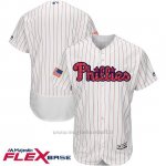 Maglia Baseball Uomo Philadelphia Phillies 2017 Estrellas y Rayas Bianco Flex Base