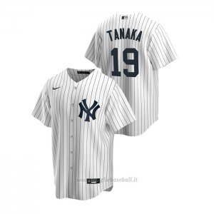 Maglia Baseball Uomo New York Yankees Masahiro Tanaka Replica Primera Bianco