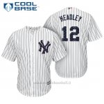 Maglia Baseball Uomo New York Yankees 2017 Estrellas y Rayas Chase Headley Bianco Cool Base