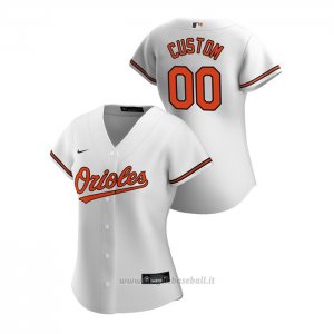 Maglia Baseball Donna Baltimore Orioles Personalizzate 2020 Replica Primera Bianco