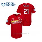 Maglia Baseball Uomo St. Louis Cardinals Andrew Miller 2019 Entrenamiento De Primavera Cool Base Rosso
