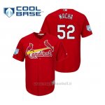 Maglia Baseball Uomo St. Louis Cardinals Michael Wacha Cool Base Entrenamiento De Primavera 2019 Rosso