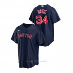 Maglia Baseball Uomo Boston Red Sox David Ortiz Replica Alternato Blu