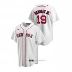 Maglia Baseball Uomo Boston Red Sox Jackie Bradley Jr. Replica Primera Bianco