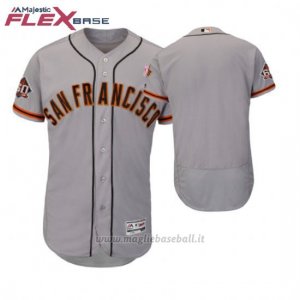 Maglia Baseball Uomo San Francisco Giants Grigio 2018 Dia de la Madre Flex Base
