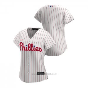 Maglia Baseball Donna Philadelphia Phillies Replica 2020 Primera Bianco