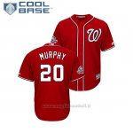 Maglia Baseball Uomo Washington Nationals Daniel Murphy 2018 All Star Game Cool Base Scarlet