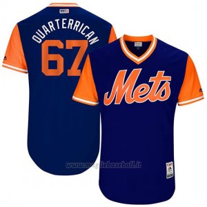Maglia Baseball Uomo New York Mets 2017 Little League World Series Seth Lugo Royal