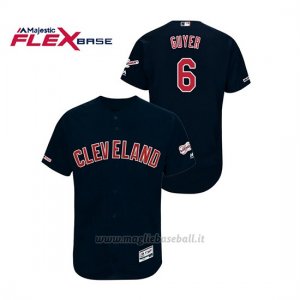 Maglia Baseball Uomo Cleveland Indians Brandon Guyer 150th Aniversario Patch 2019 All Star Game Flex Base Blu