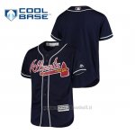 Maglia Baseball Bambino Atlanta Braves Cool Base Majestic Blu