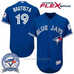 Maglia Baseball Uomo Toronto Blue Jays Jose Bautista 19 Flex Base 40 Anniversario