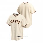Maglia Baseball Uomo San Francisco Giants Replica Primera Crema