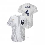 Maglia Baseball Bambino New York Yankees Lou Gehrig Cooperstown Collection Primera Bianco