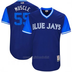 Maglia Baseball Uomo Toronto Blue Jays 2017 Little League World Series Russell Martin Royal