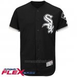 Maglia Baseball Uomo Chicago White Sox Blank Nero Flex Base Autentico Collezione