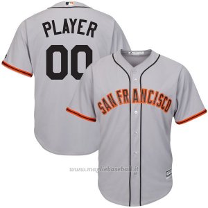 Maglia San Francisco Giants Personalizzate Grigio
