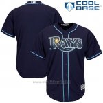 Maglia Baseball Uomo Tampa Bay Rays Blu Majestic Cool Base