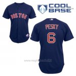 Maglia Baseball Uomo Boston Red Sox 6 Johnny Pesky Blu Alterner Cool Base