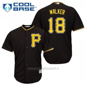 Maglia Baseball Uomo Pittsburgh Pirates Neil Walker 18 Nero Alterner Cool Base