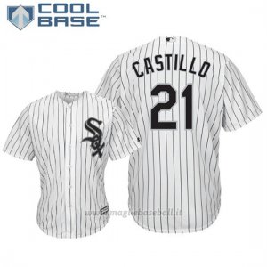 Maglia Baseball Uomo Chicago White Sox Welington Castillo Cool Base Majestic 1ªBianco