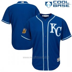 Maglia Baseball Uomo Kansas City Royals 2017 Allenamento Primaverile Cool Base