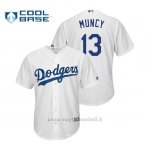 Maglia Baseball Uomo Los Angeles Dodgers Max Muncy Cool Base Official 1ªBianco