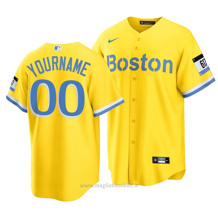 Maglia Baseball Donna Boston Red Sox Personalizzate 2020 Replica